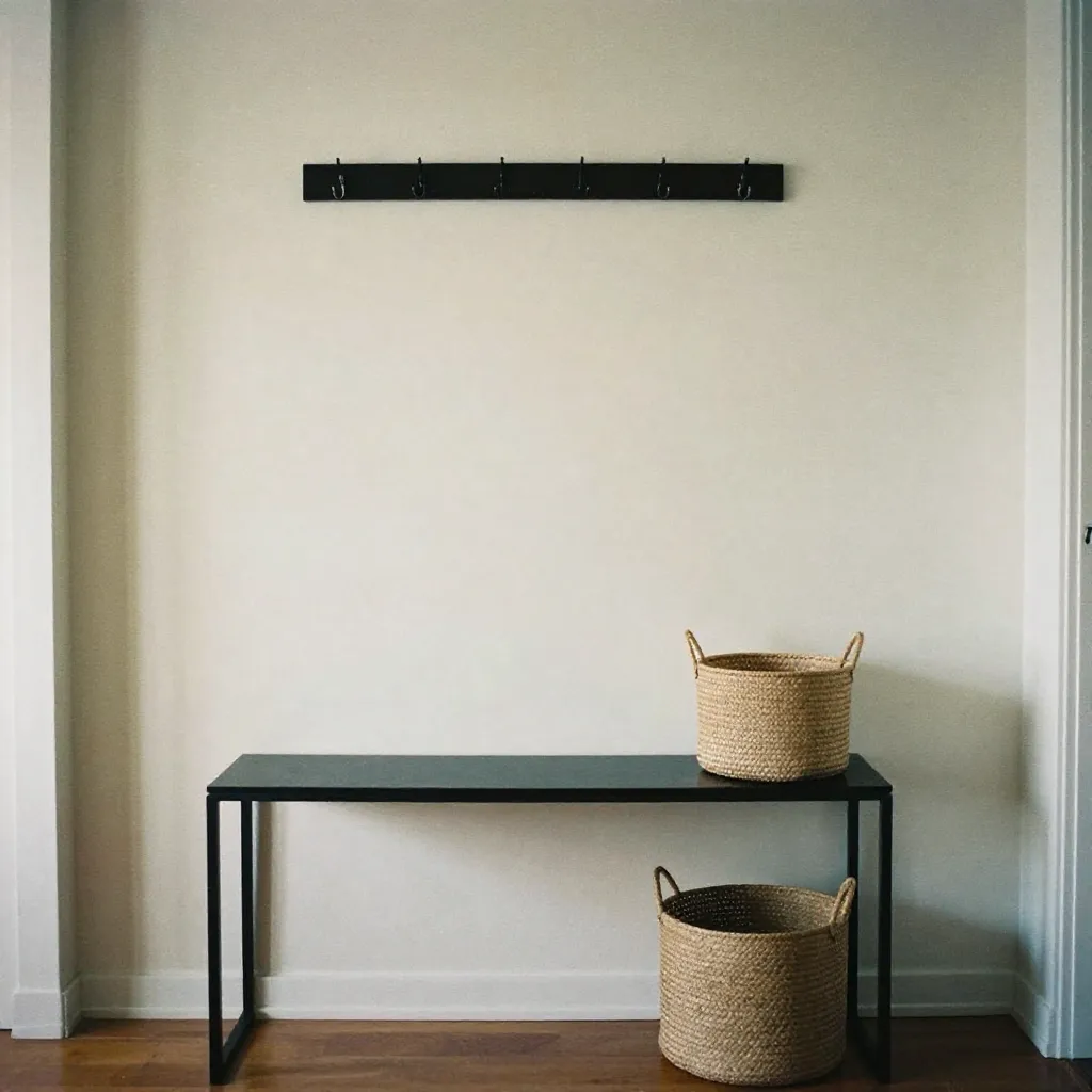 Serene minimalist interior design